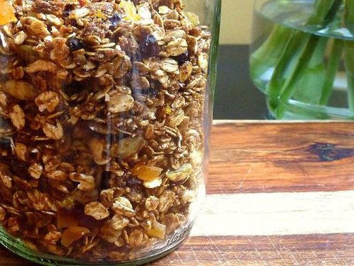 My Favorite Granola with Lots of Dried Fruit