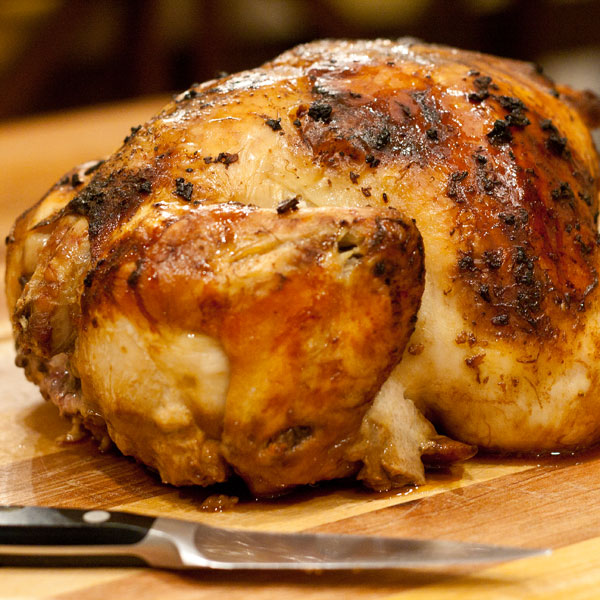 Whole Roasted Ginger Soy Chicken