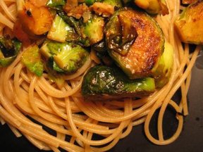 Caramelized Parmesan Brussels Sprouts 
