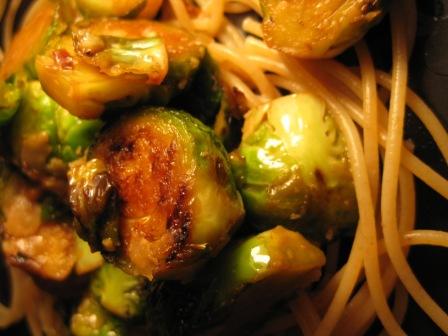 Caramelized Parmesan Brussels Sprouts 