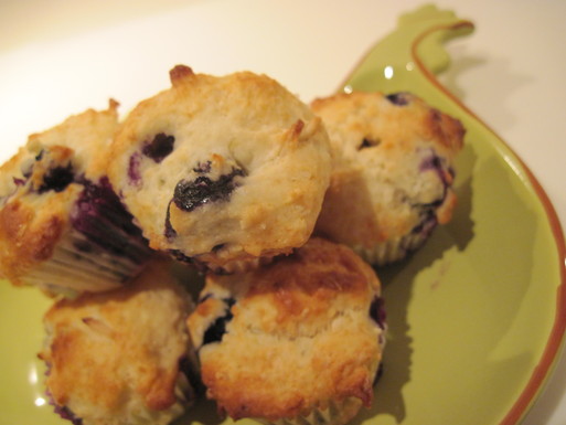 Mom's Blueberry-Coconut Muffins