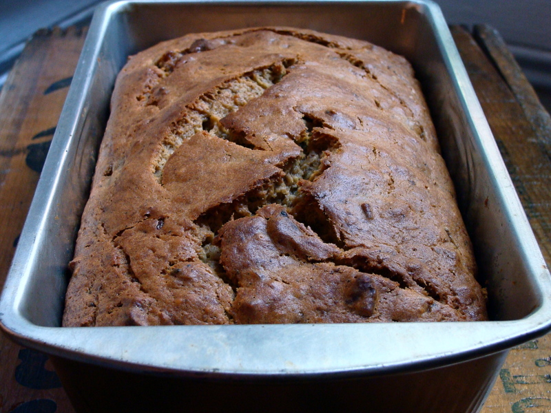 Brown Butter Bourbon Banana Bread