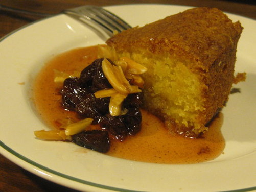 Orange Almond Polenta Cake 
