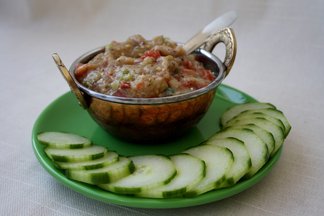 Eggplant & Tomato Dip
