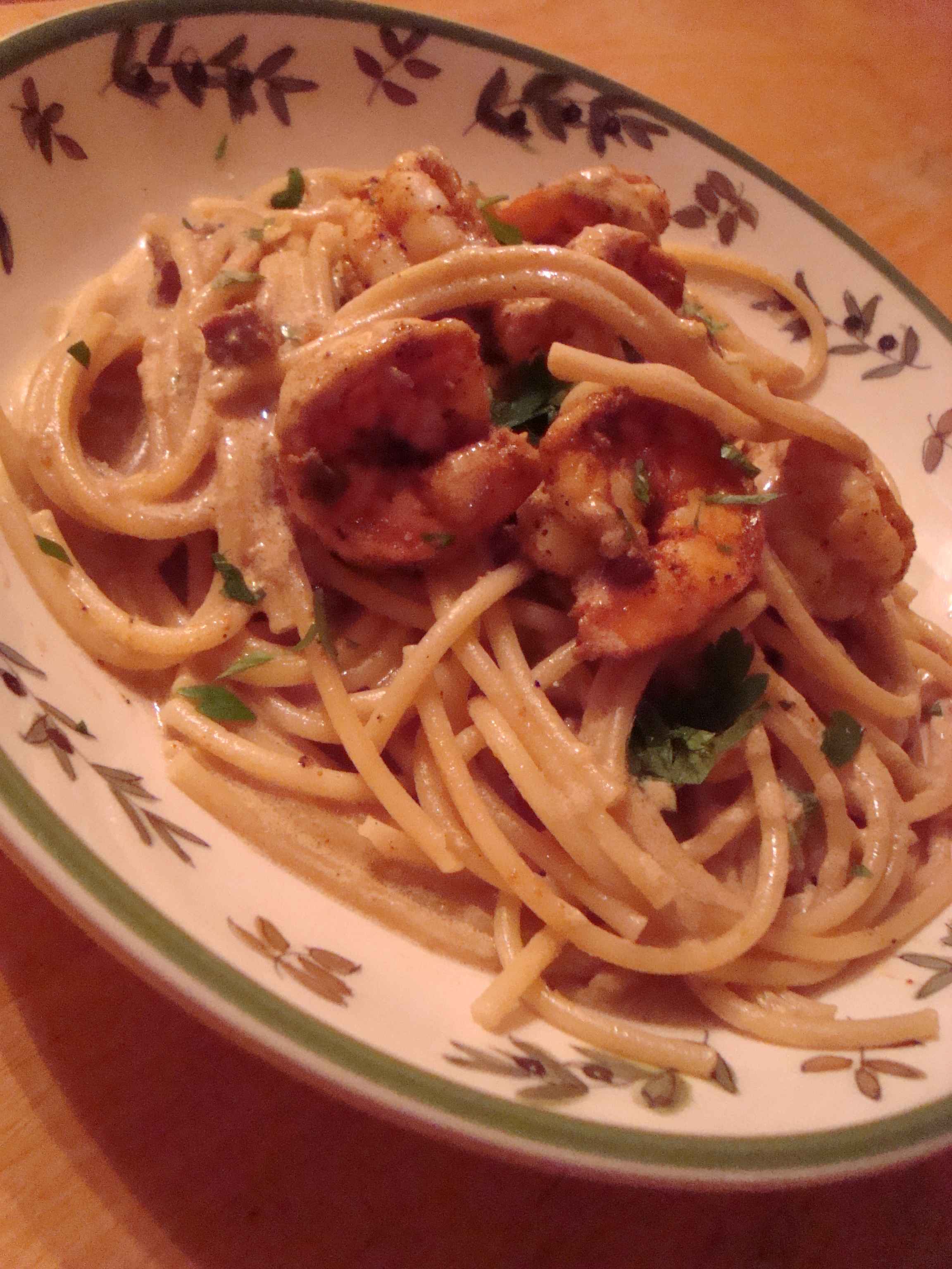Cajun Shrimp Alfredo recipe on