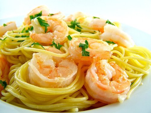 super simple shrimp scampi