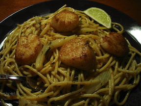 Fennel-scallop-pasta