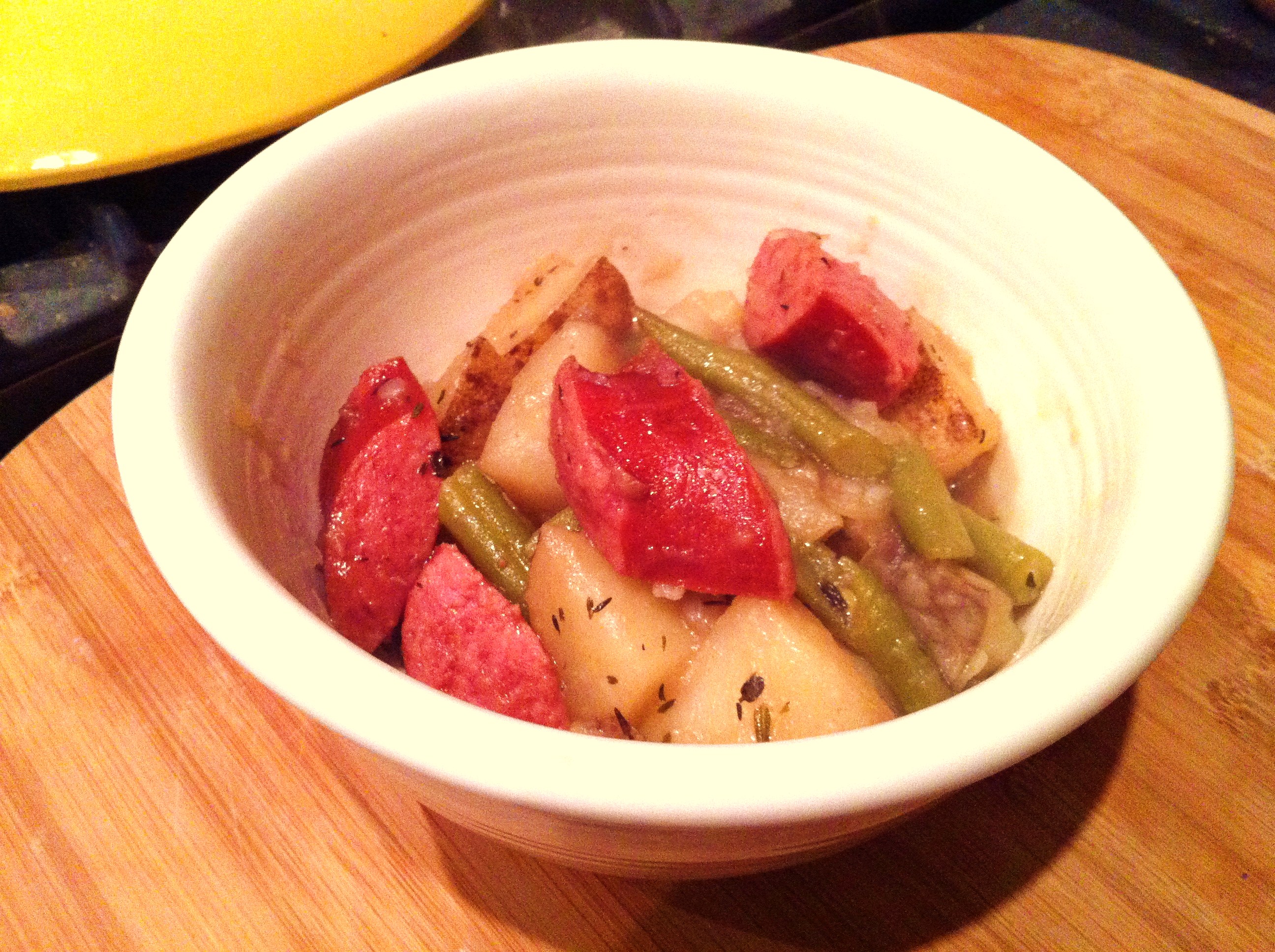 Mom's Skillet Kielbasa