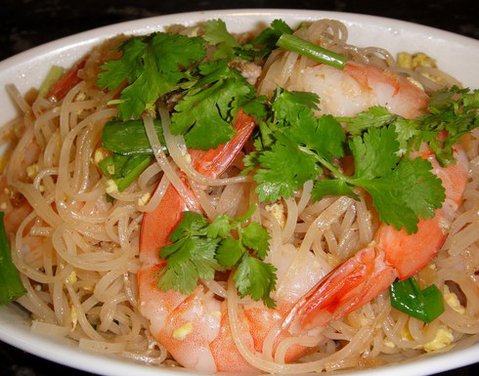 Thai Noodles with Shrimp