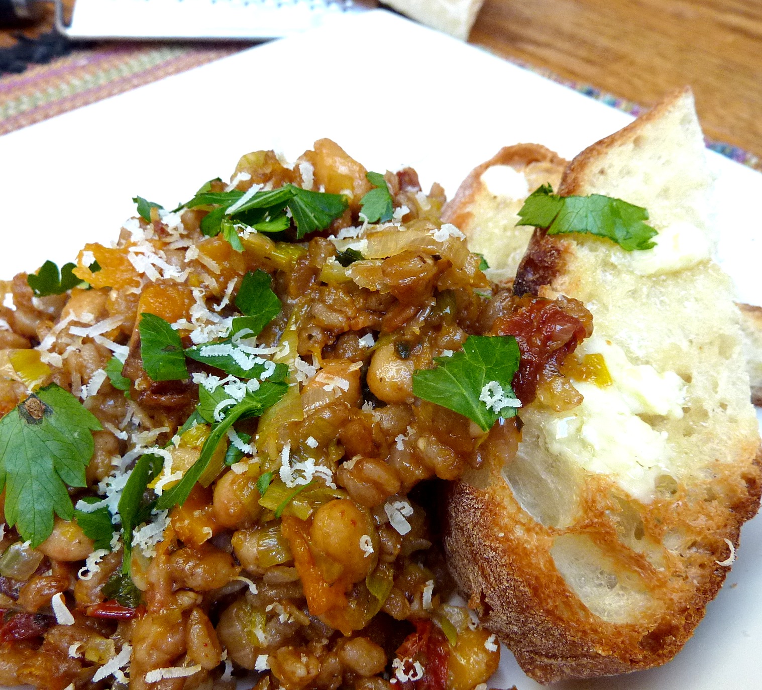 Warm Winter Farro Salad: Not Very Pretty, But Great Personality