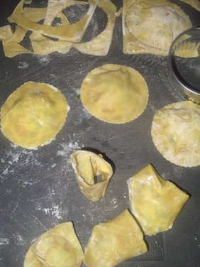 Seafood Ravioli in Tomato Essence Consommé