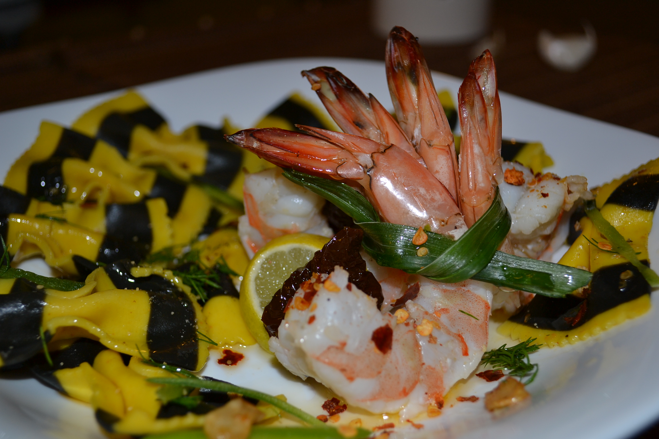 Wicked Pasta with Dynamite Prawns