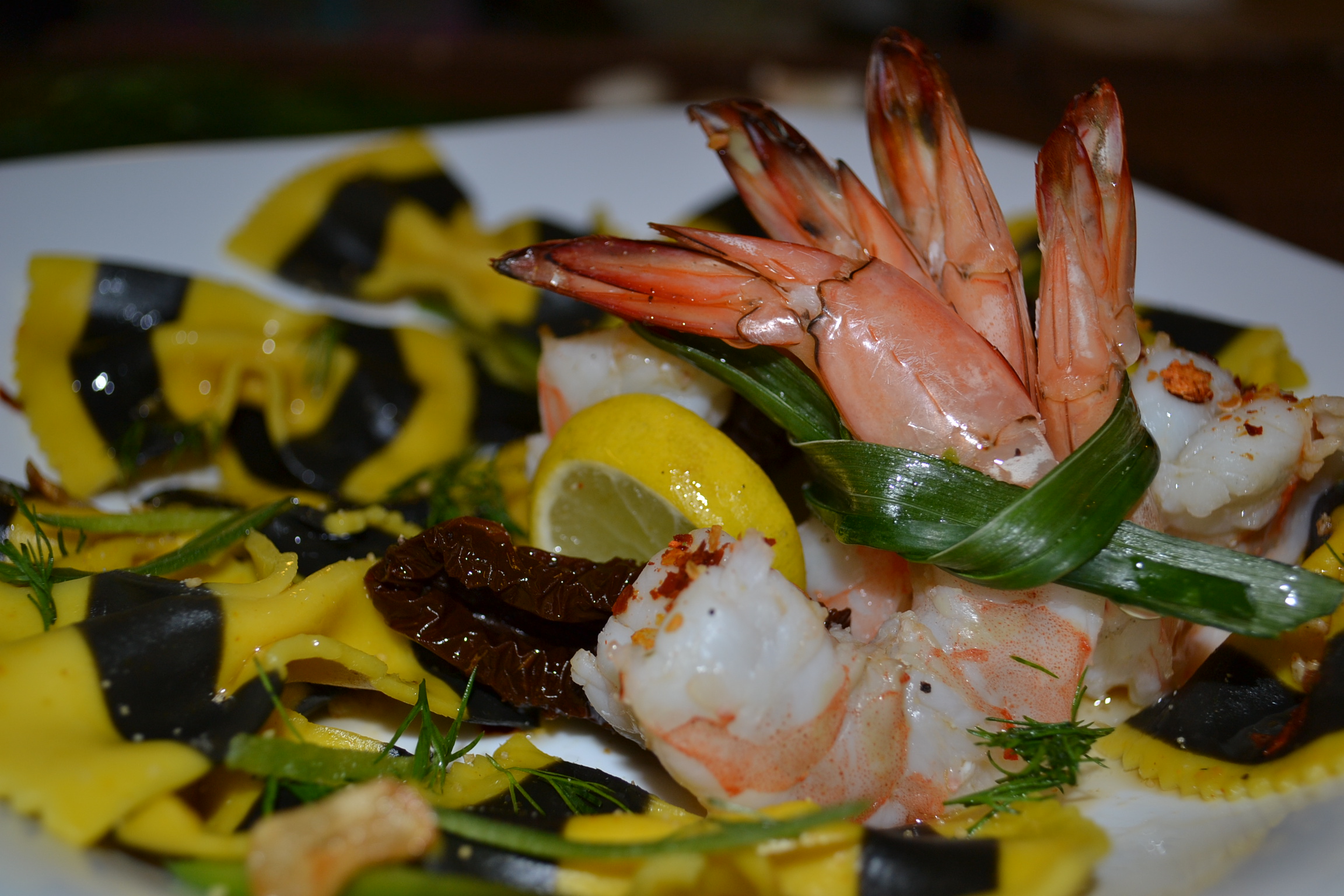 Wicked Pasta with Dynamite Prawns