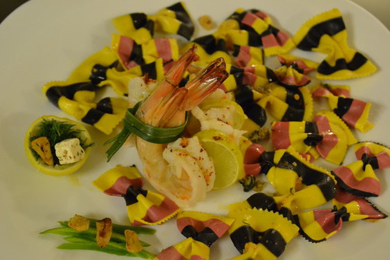Wicked Pasta with Dynamite Prawns