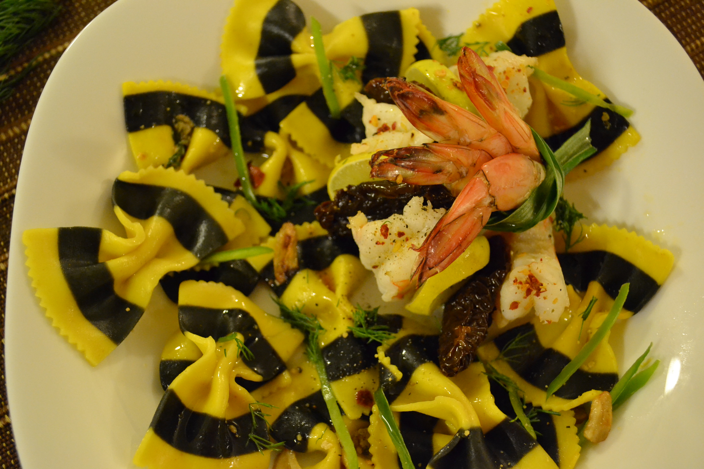 Wicked Pasta with Dynamite Prawns