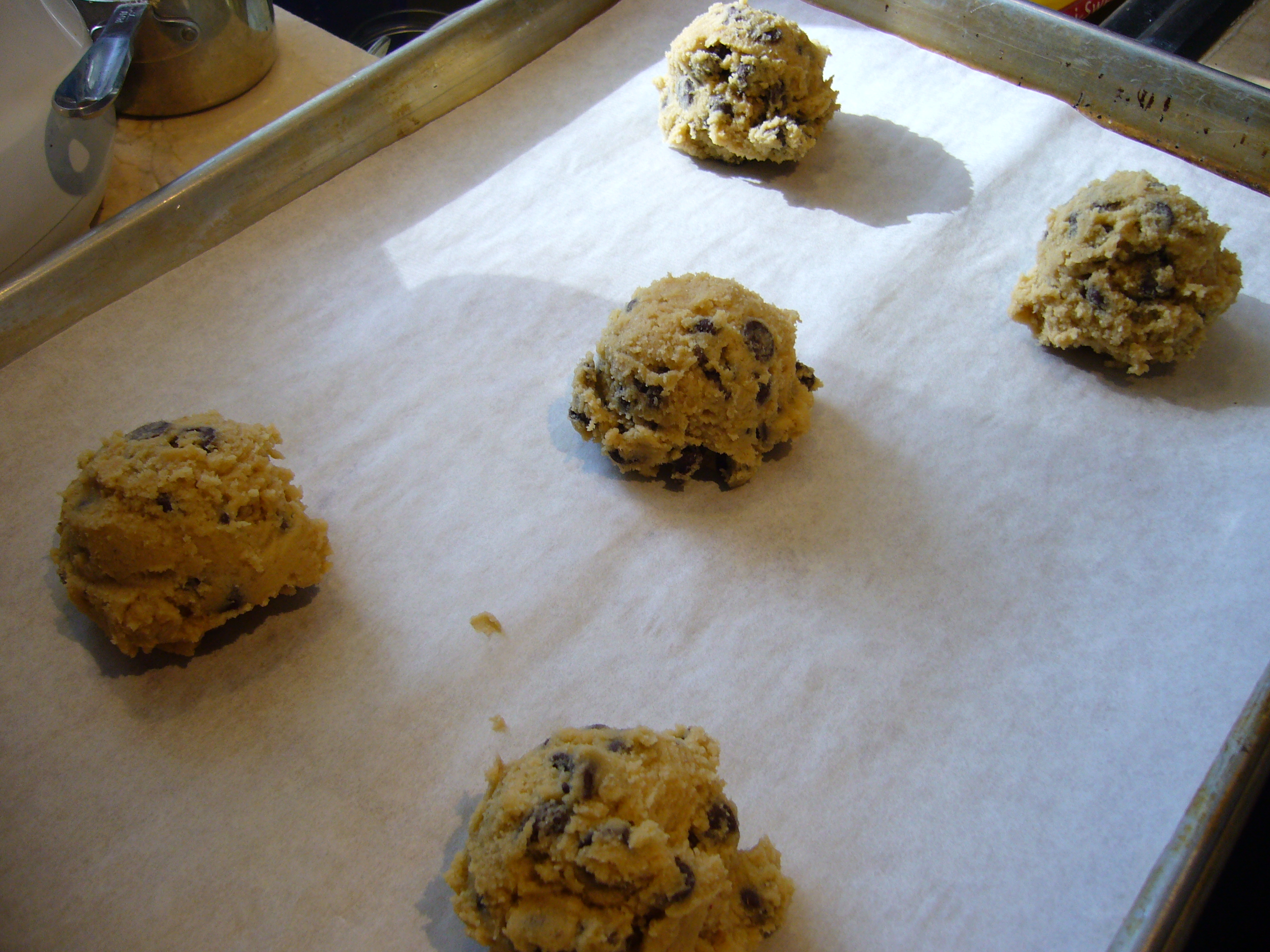 Chubby Chewy Chocolate Chip Cookies