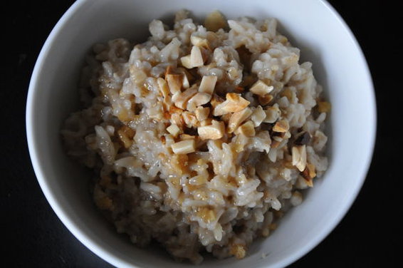 Sweet and Savory Porridge with Almonds and Cardamom