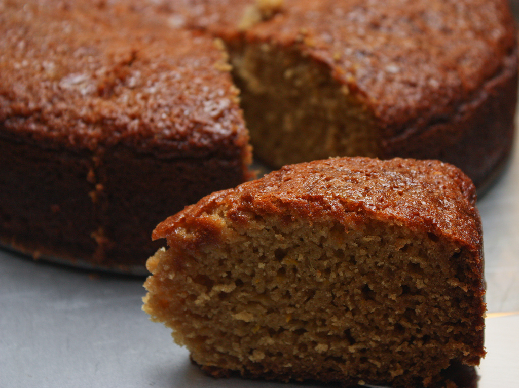 Chai Cake with Orange Honey Glaze