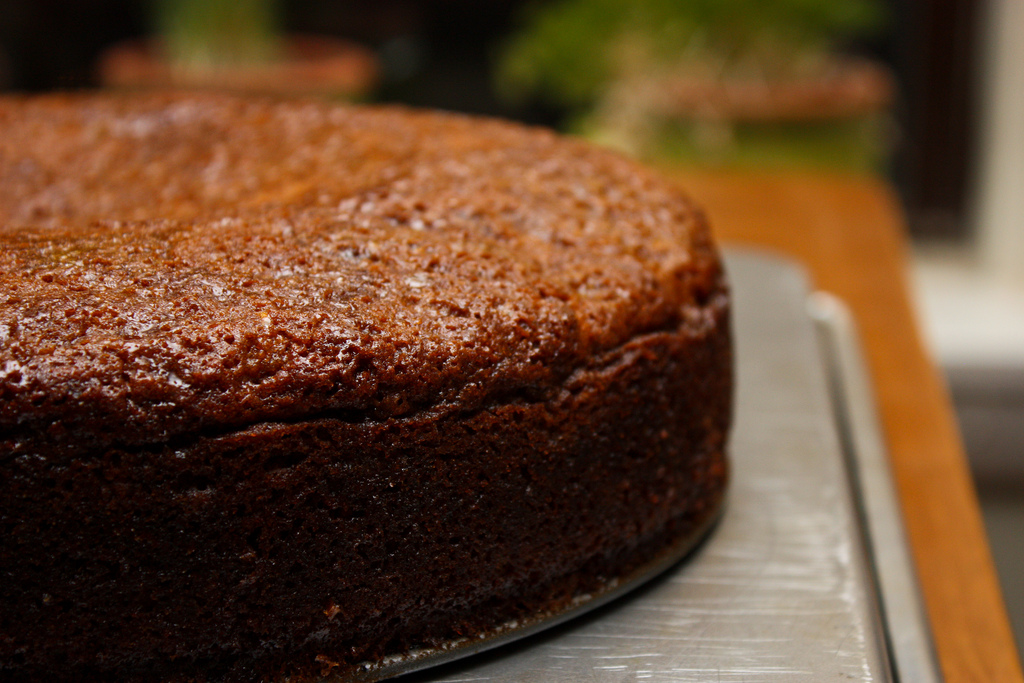 Chai Cake with Orange Honey Glaze