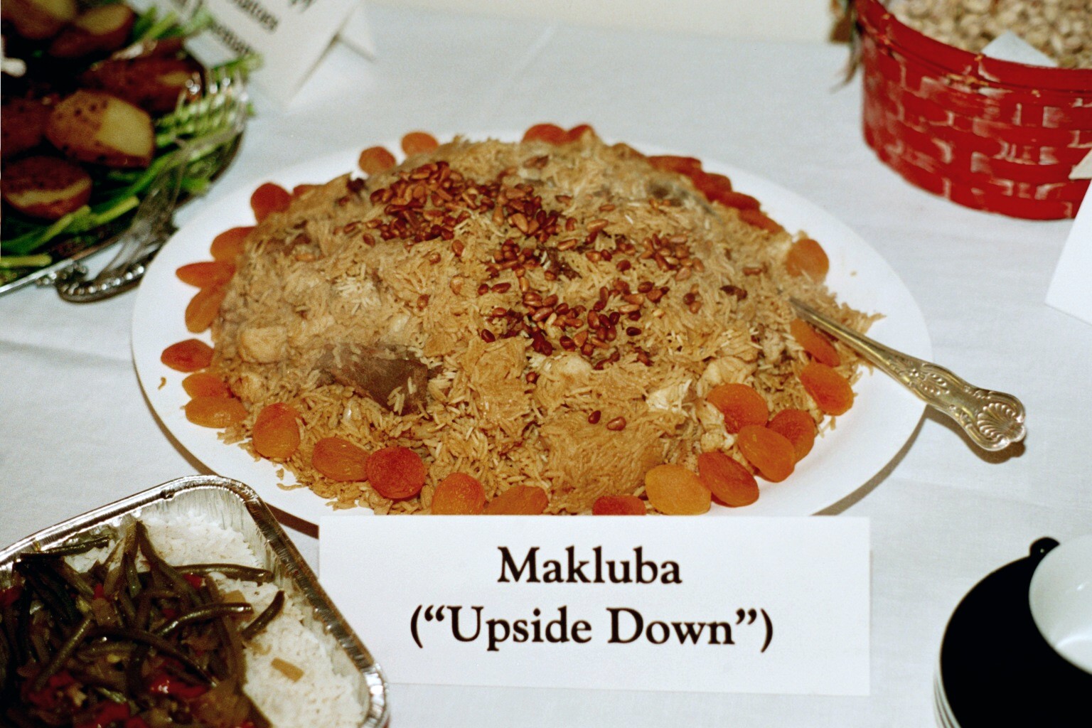 Makluba (Lamb Steaks with Cauliflower and Apricots)