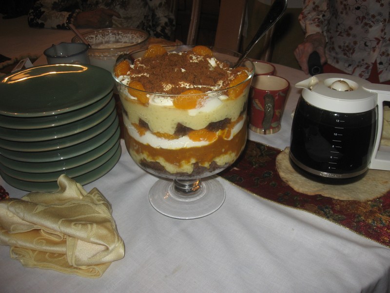 Pumpkin Gingerbread Trifle