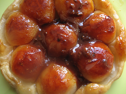 Pear and Ginger Tarte Tatin