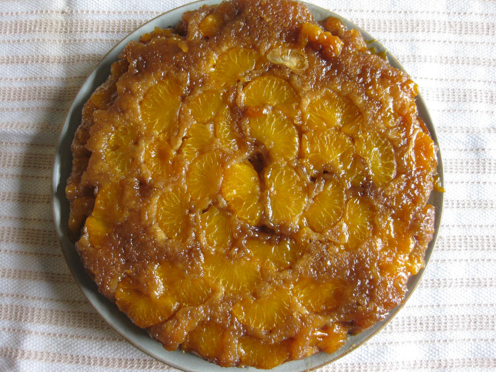 Orange Cardamom Upside Down Cake
