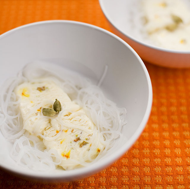 Kulfi infused with Saffron and Cardamom