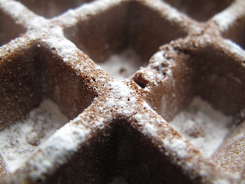 The best chocolate wholewheat waffles, ever!