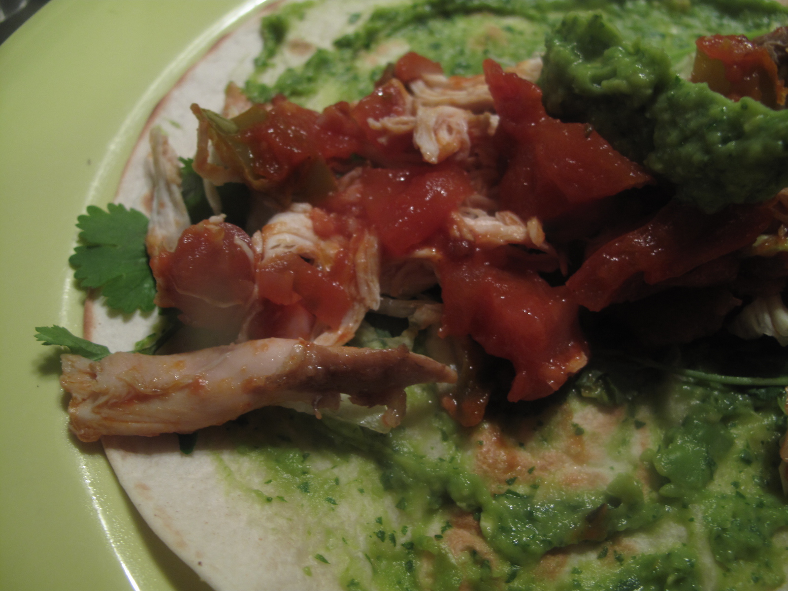 Smashed Pea Guacamole with Cilantro, Ginger and Lime
