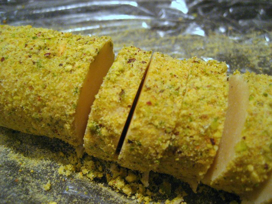 Cardamom-Pistachio Shortbread Cookies
