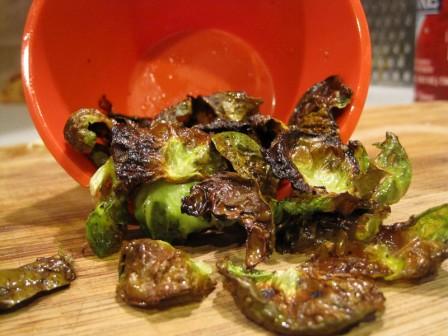 Tangy Brussels Sprout Chips