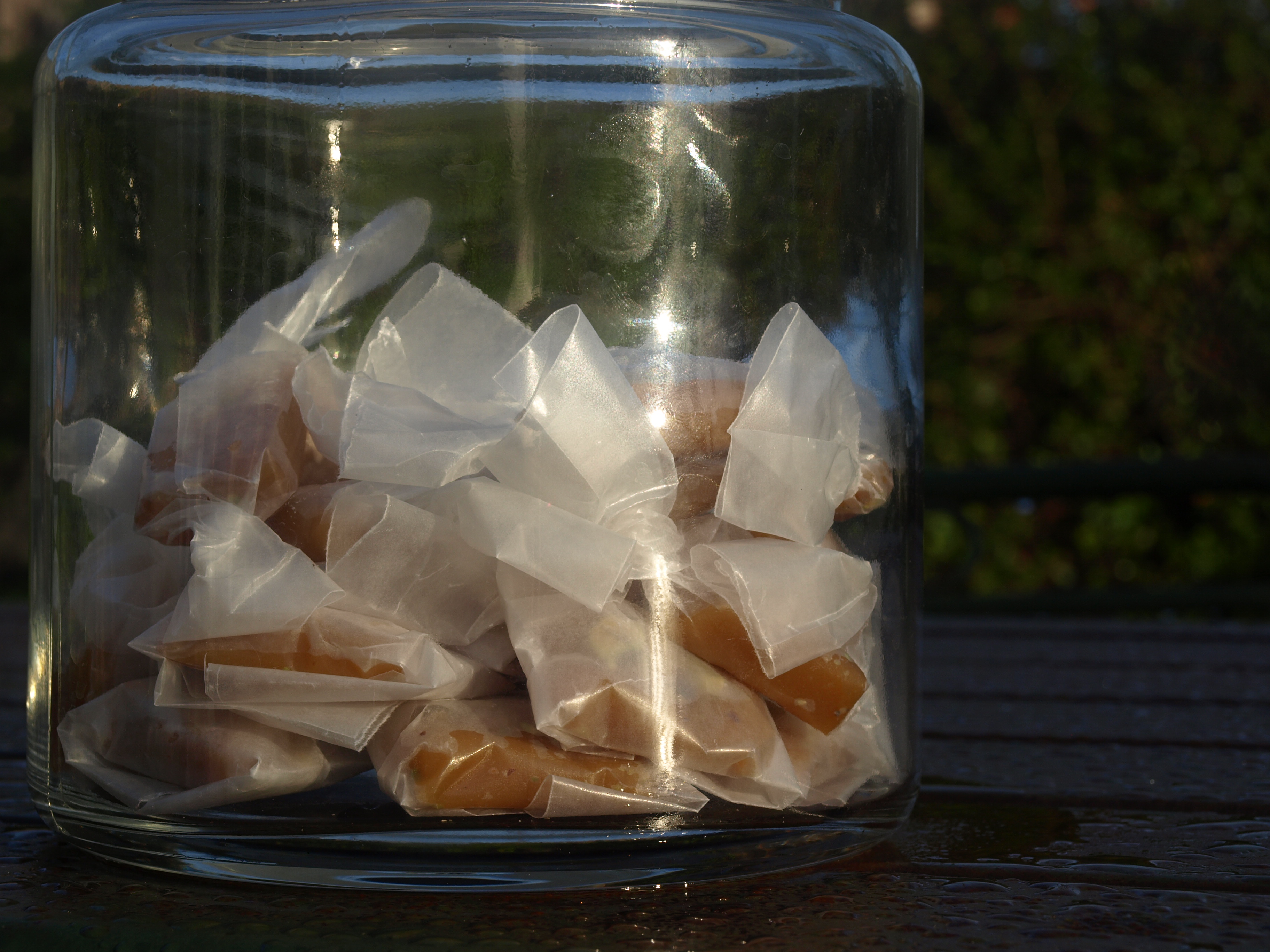 Salted Orange Cardamom Caramels – with or without pistachios or chocolate