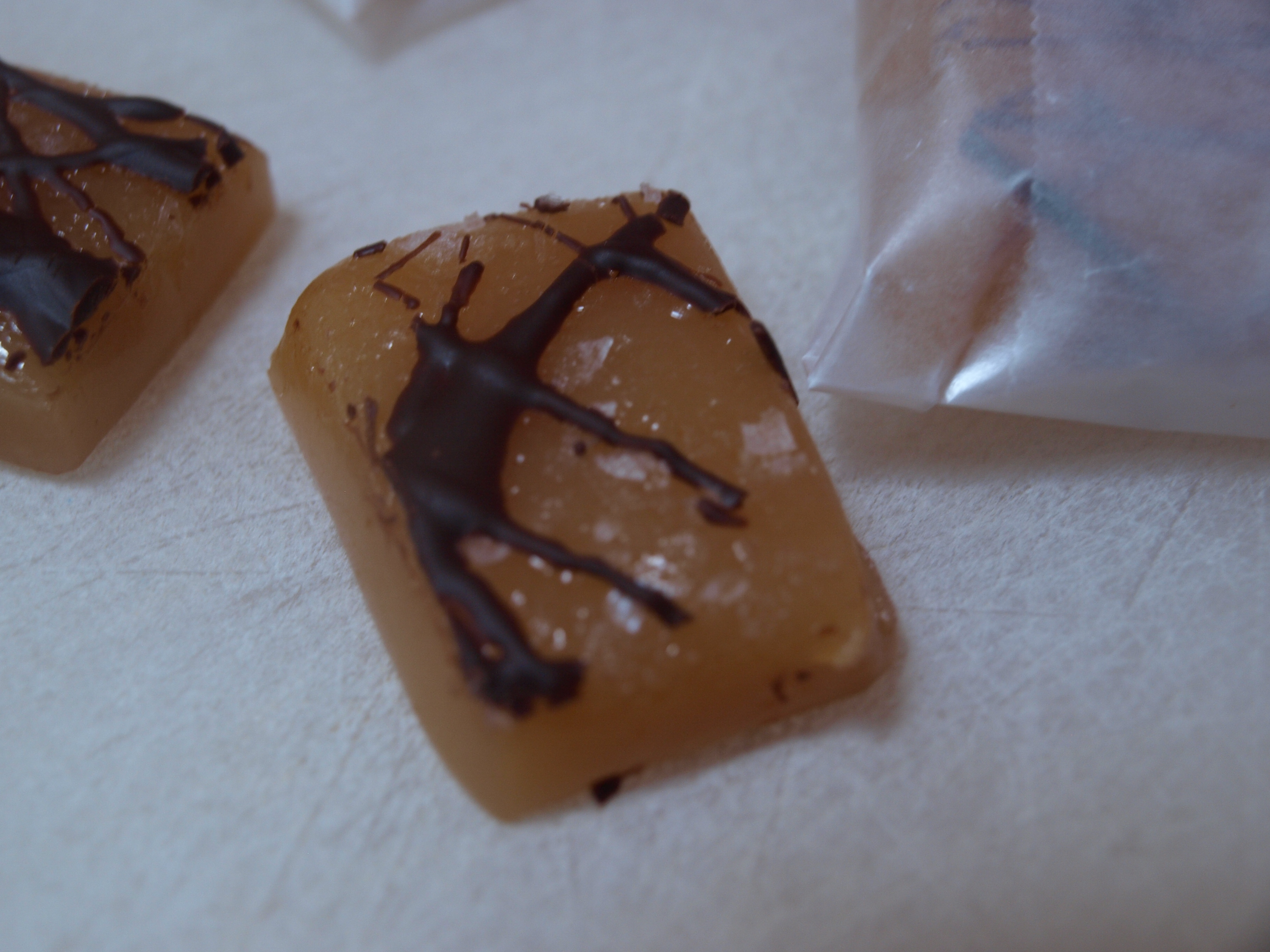 Salted Orange Cardamom Caramels – with or without pistachios or chocolate
