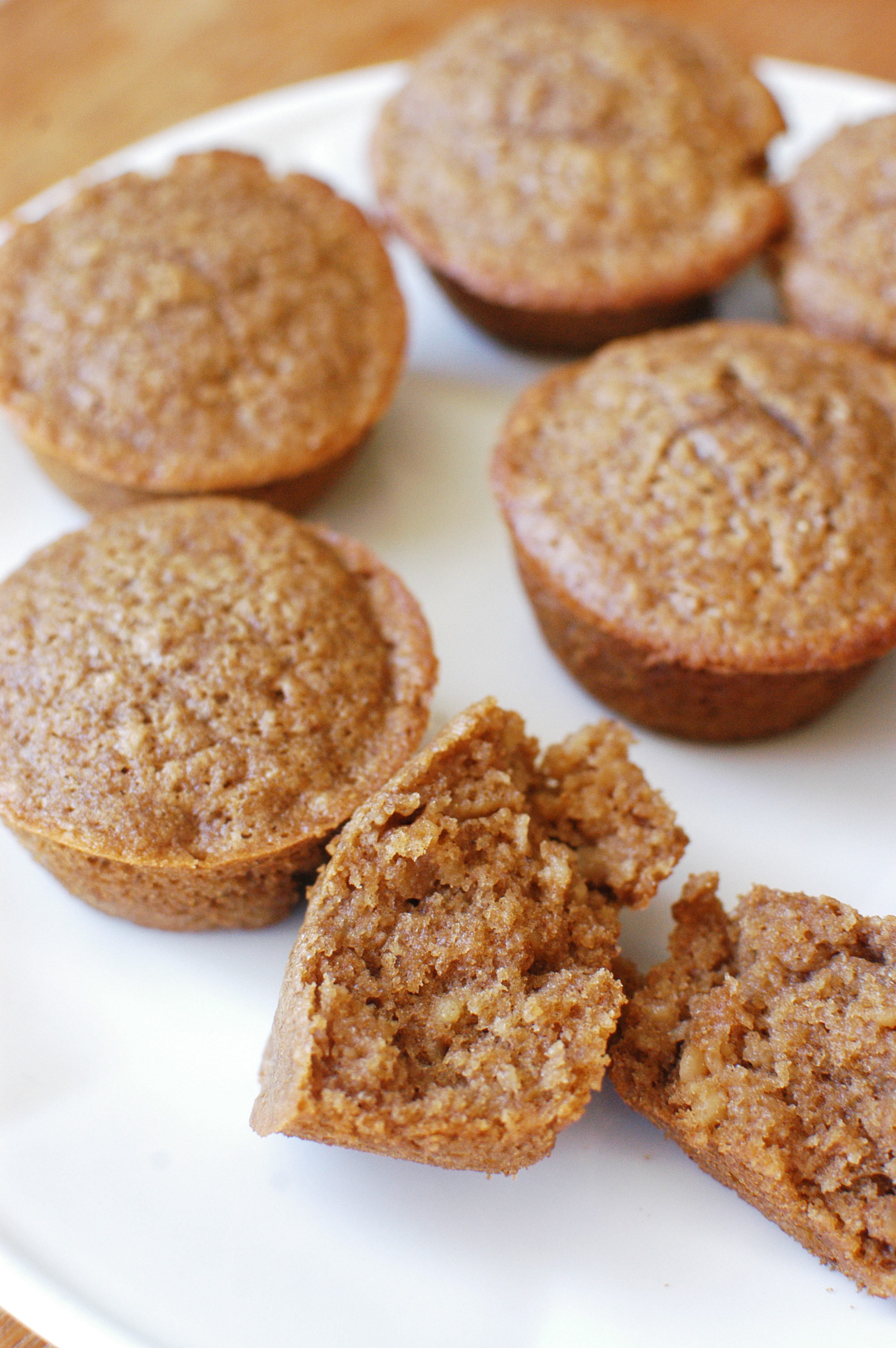 pear-cardamom brown butter muffins