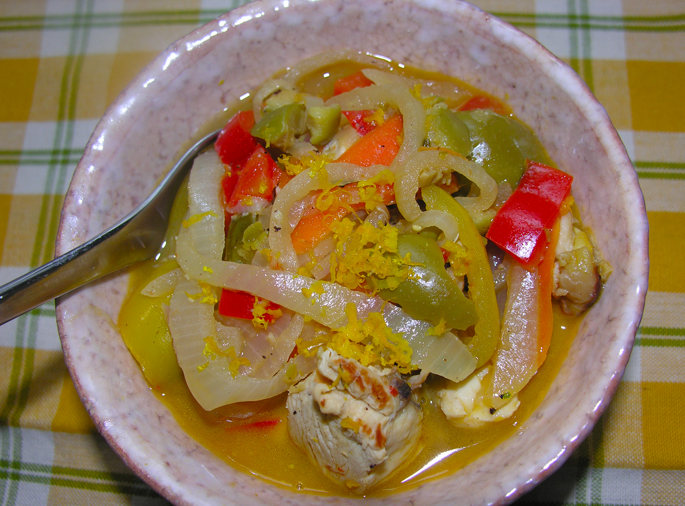 Chicken Yassa with mixed citrus