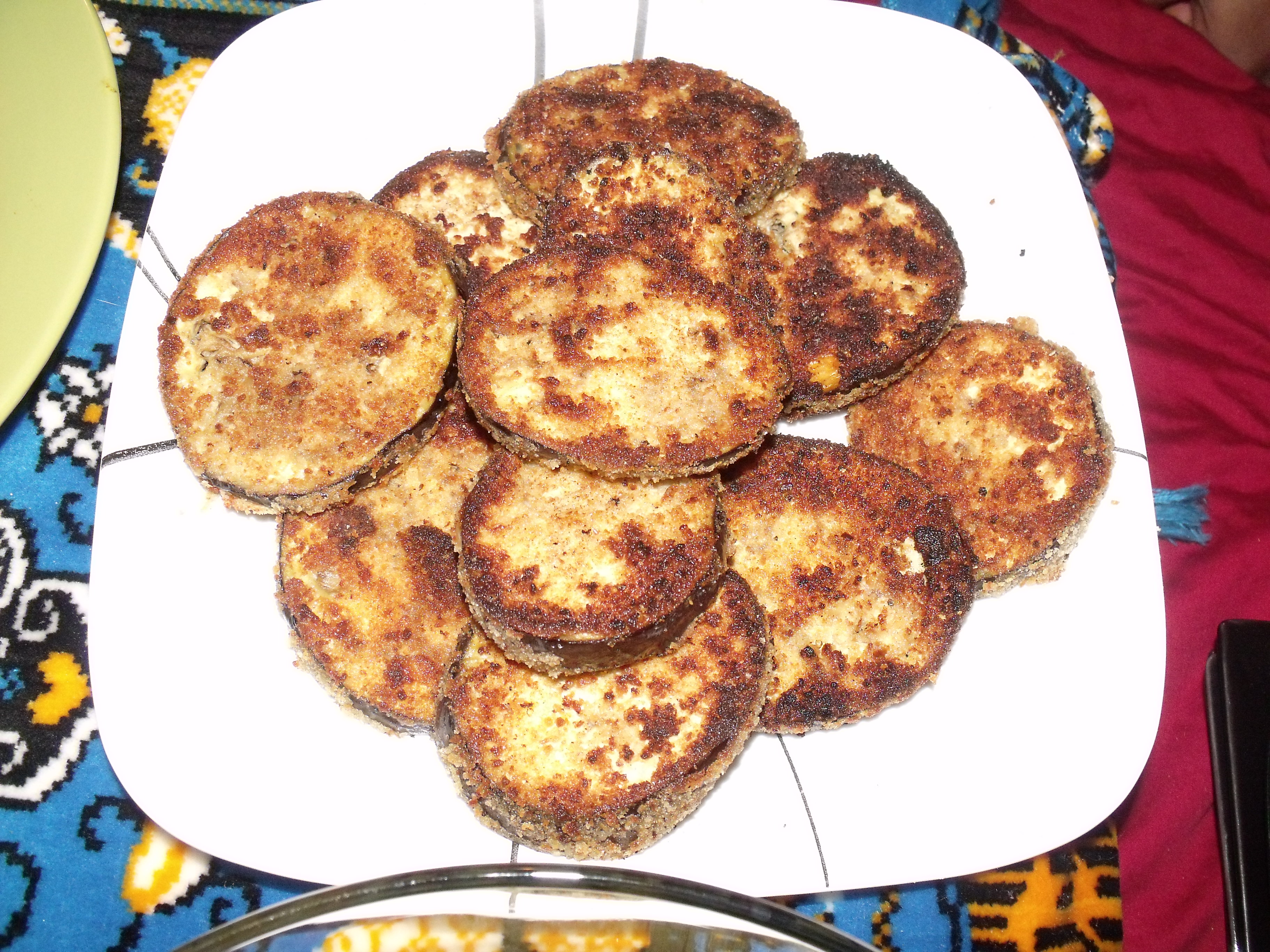Aubergines Frits