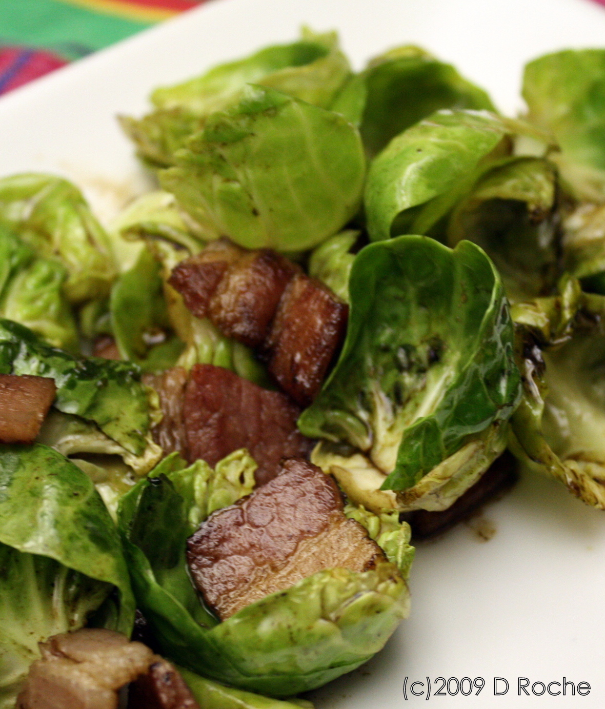 Wilted Brussels Salad