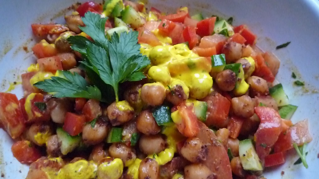 Sumac Chickpea Salad