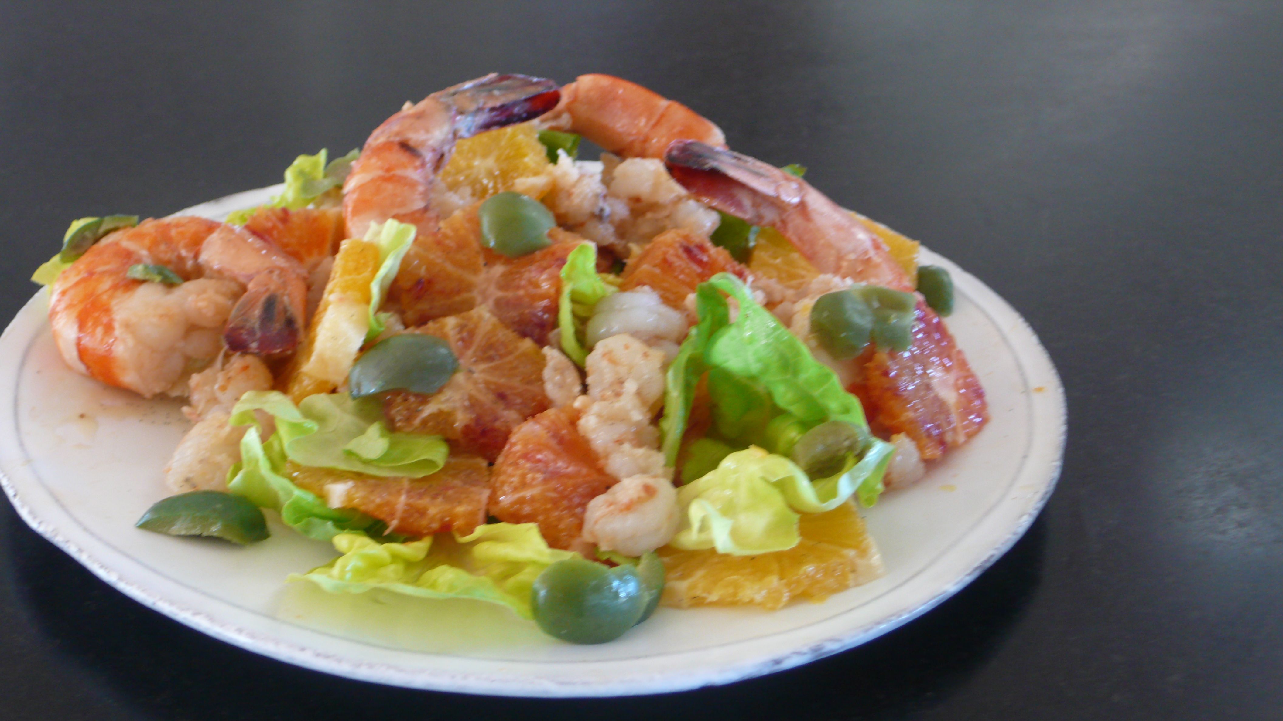 Seafood-Citrus Salad with Vanilla Bean-Black Pepper Vinaigrette