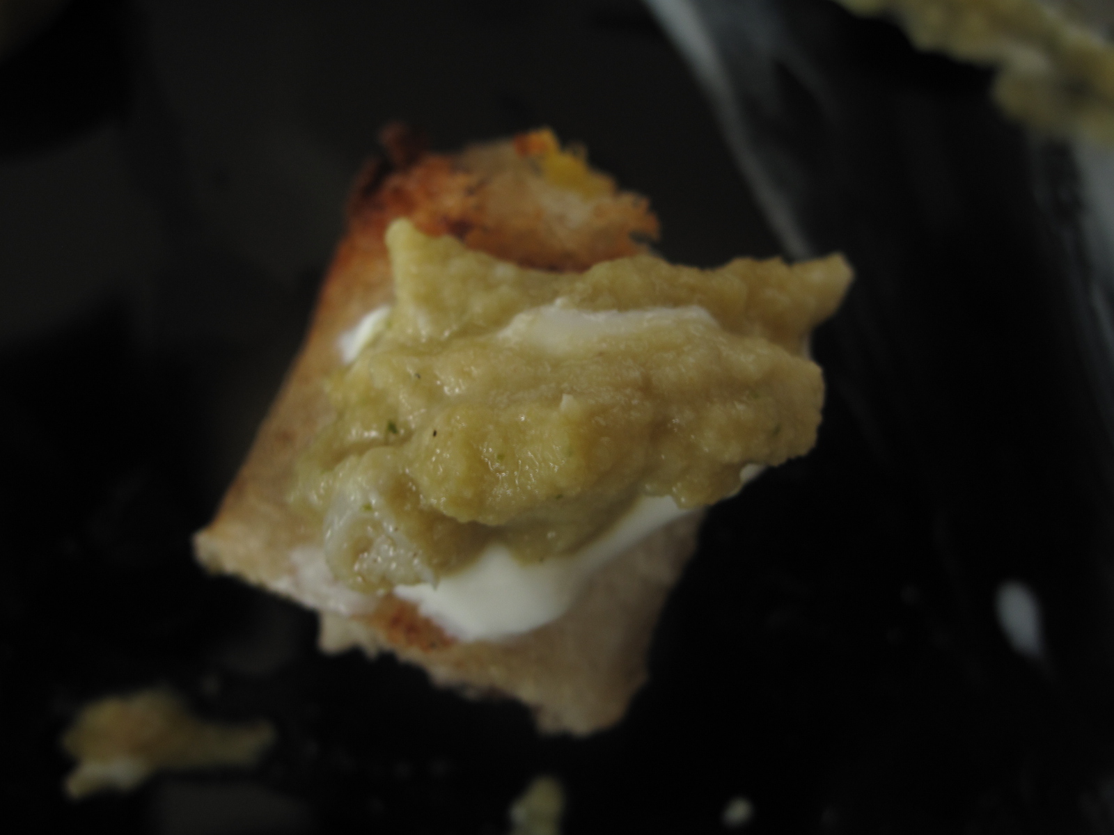 Smoked Mackerel Roll with Olive-Apple sauce