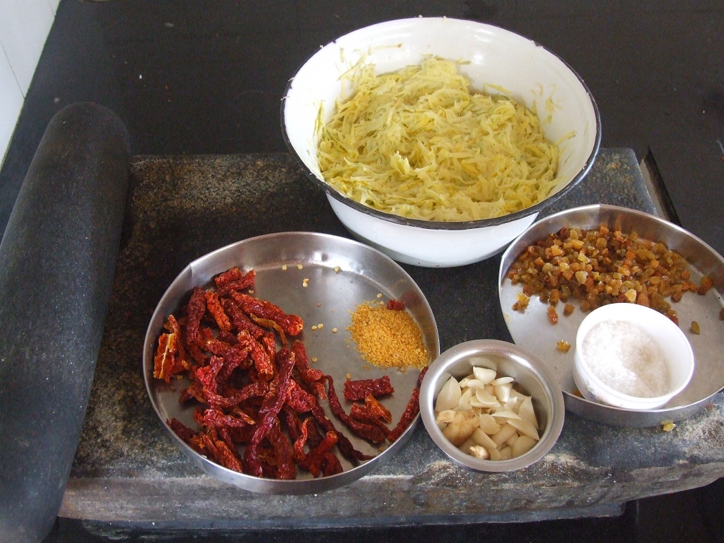 Dates and Mango Pickle.