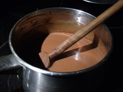 Thick Hot Chocolate (or Fondue for Breakfast)