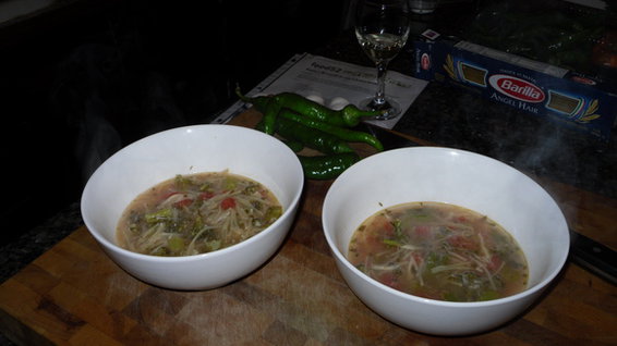 Pasta e Broccoli in ray (skate) broth