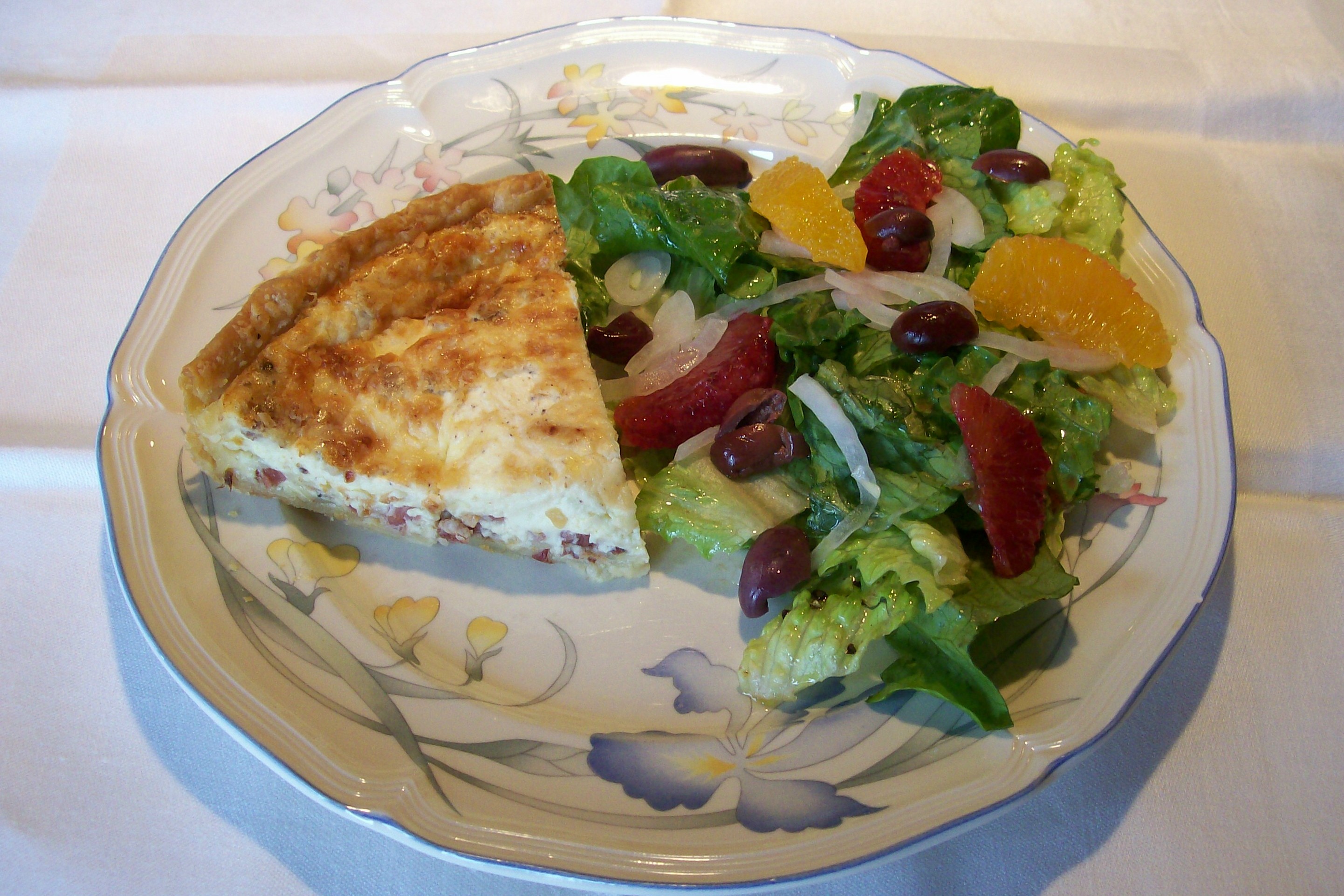 Orange Suprème and French Olive Salad with Sherry Vinaigrette