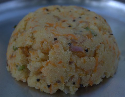 Carrot  Rava Upma 