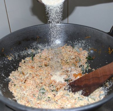 Carrot  Rava Upma 
