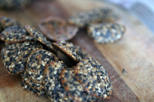 Sesame Lace Cookies