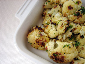 Spicy Roasted Cauliflower with Lemon