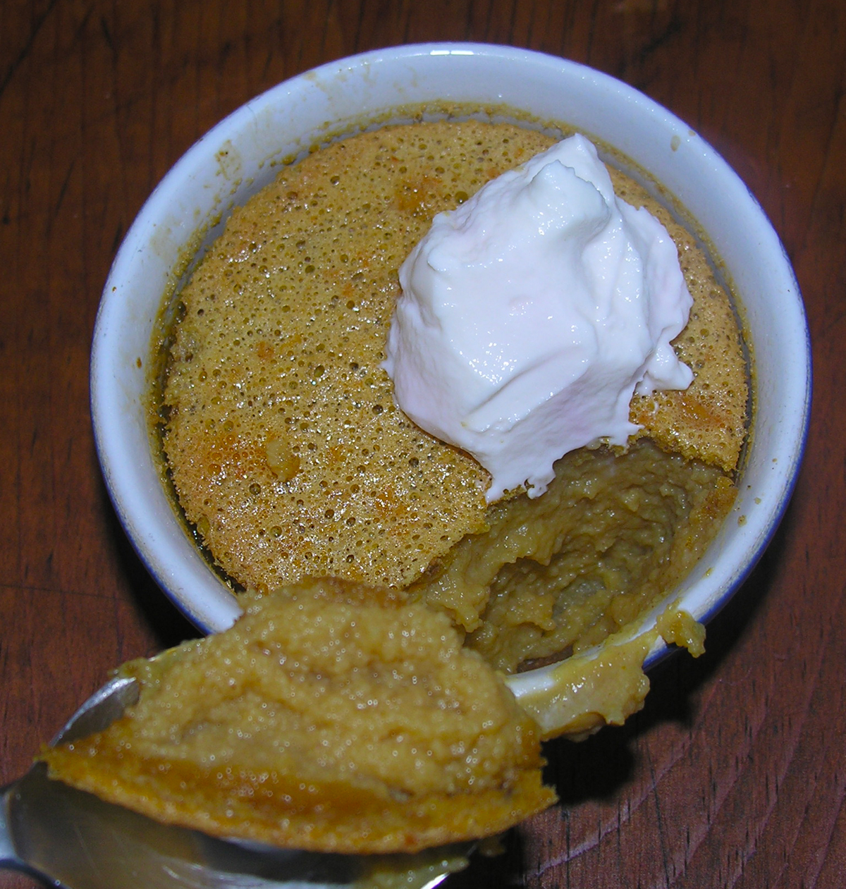 Maple, Meyer, and Muscovado Baked Pudding